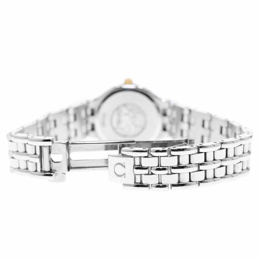 OMEGA De Ville YG Bezel Quartz Ladies Watch