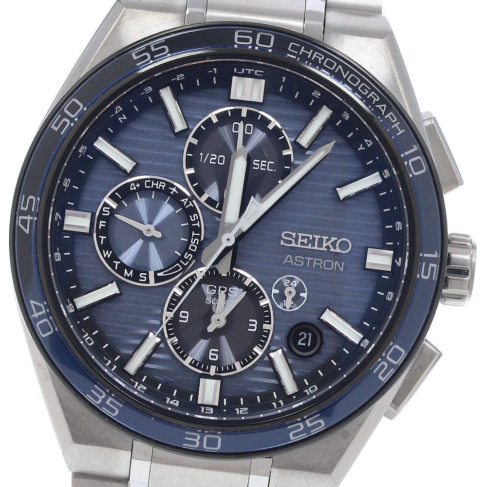 SEIKO SBXC175/5X83-0AP0-1 Astron Nextar GPS Solar Radio Controlled Men's Watch Excellent Condition with Box and Warranty.