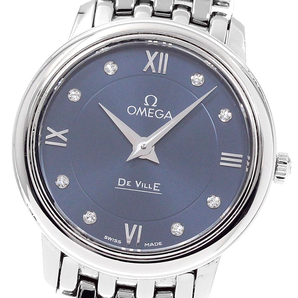 OMEGA 424.10.27.60.53.001 De Ville Prestige 8-Diamond Quartz Ladies Watch