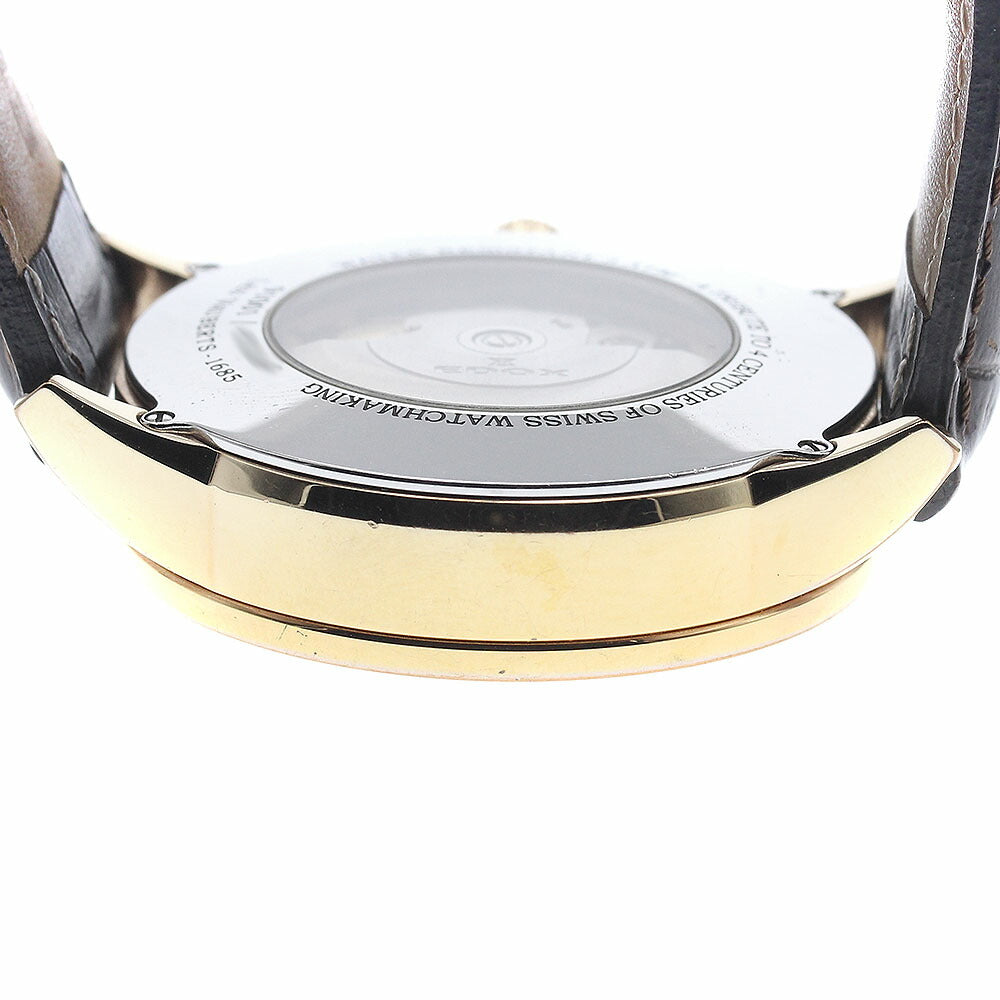 EDOX 91001-37R-ABR Les Vauberts Chronograph Automatic Men's Watch with Box and Warranty Card