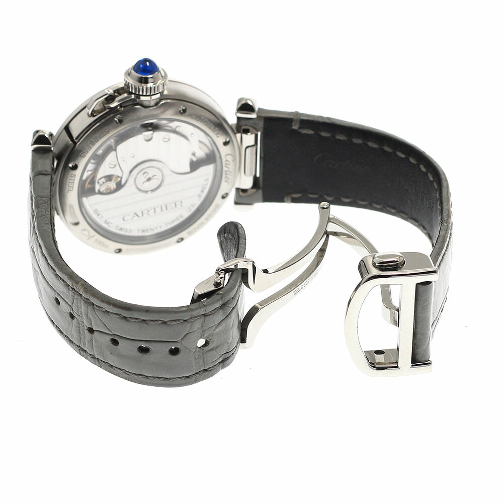 CARTIER WSPA0012 Pasha Deux Automatic Boys' Watch with Warranty Card