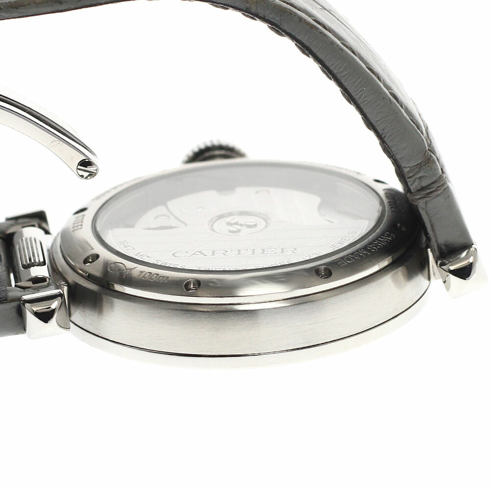 CARTIER WSPA0012 Pasha Deux Automatic Boys' Watch with Warranty Card