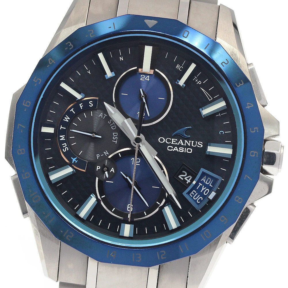 CASIO OCW-G2000RA-1AJF Oceanus Bluetooth Day-Date Solar Radio-Controlled Men's Watch