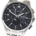 CITIZEN H874-005HK01/BY1001-66E Attesa Day-Date Moonphase Solar Radio-Controlled Men's Watch Excellent Condition with Inner Box and Warranty Card.