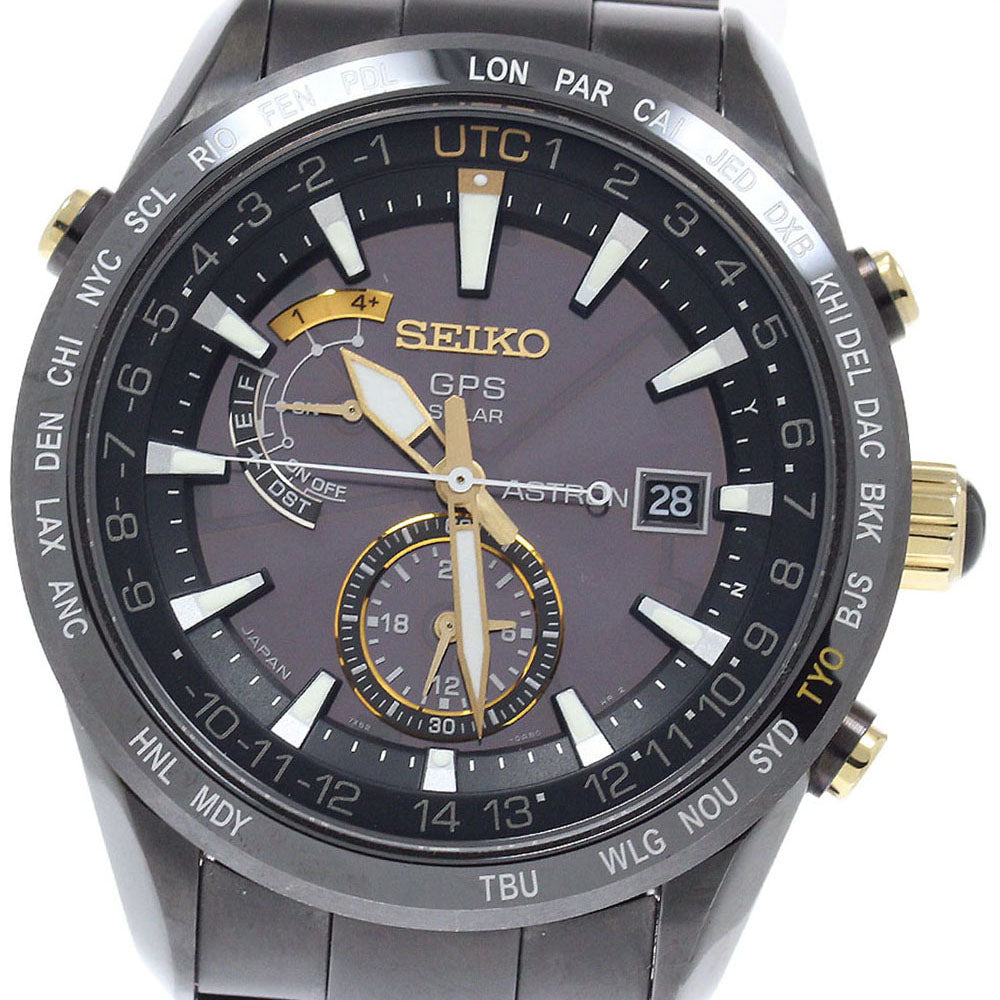 SEIKO SBXA100/7X52-0AH0 Astron Kintaro Hattori Special Limited Edition Limited to 5000 Pieces Solar Powered Radio Controlled Men's Watch Excellent Condition with Box and Warranty.