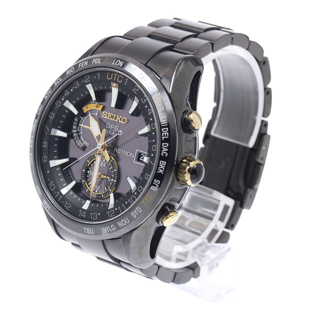 SEIKO SBXA100/7X52-0AH0 Astron Kintaro Hattori Special Limited Edition Limited to 5000 Pieces Solar Powered Radio Controlled Men's Watch Excellent Condition with Box and Warranty.