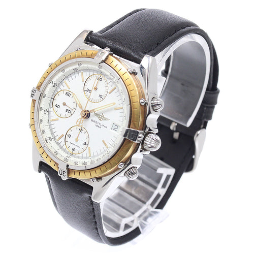 BREITLING 81.950 Chronomat Chronograph YG Bezel Automatic Men's Watch