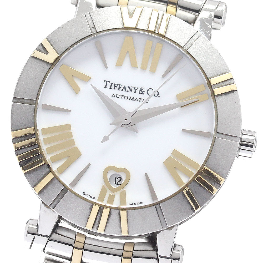TIFFANY&Co. Z1300.68.16A20A00A Atlas Date Automatic Ladies' Watch with Warranty Card