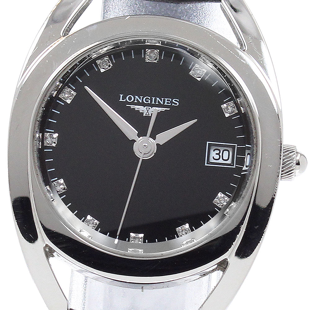 LONGINES L6.136.4 Equestrian Collection 11-Diamond Date Quartz Ladies Watch