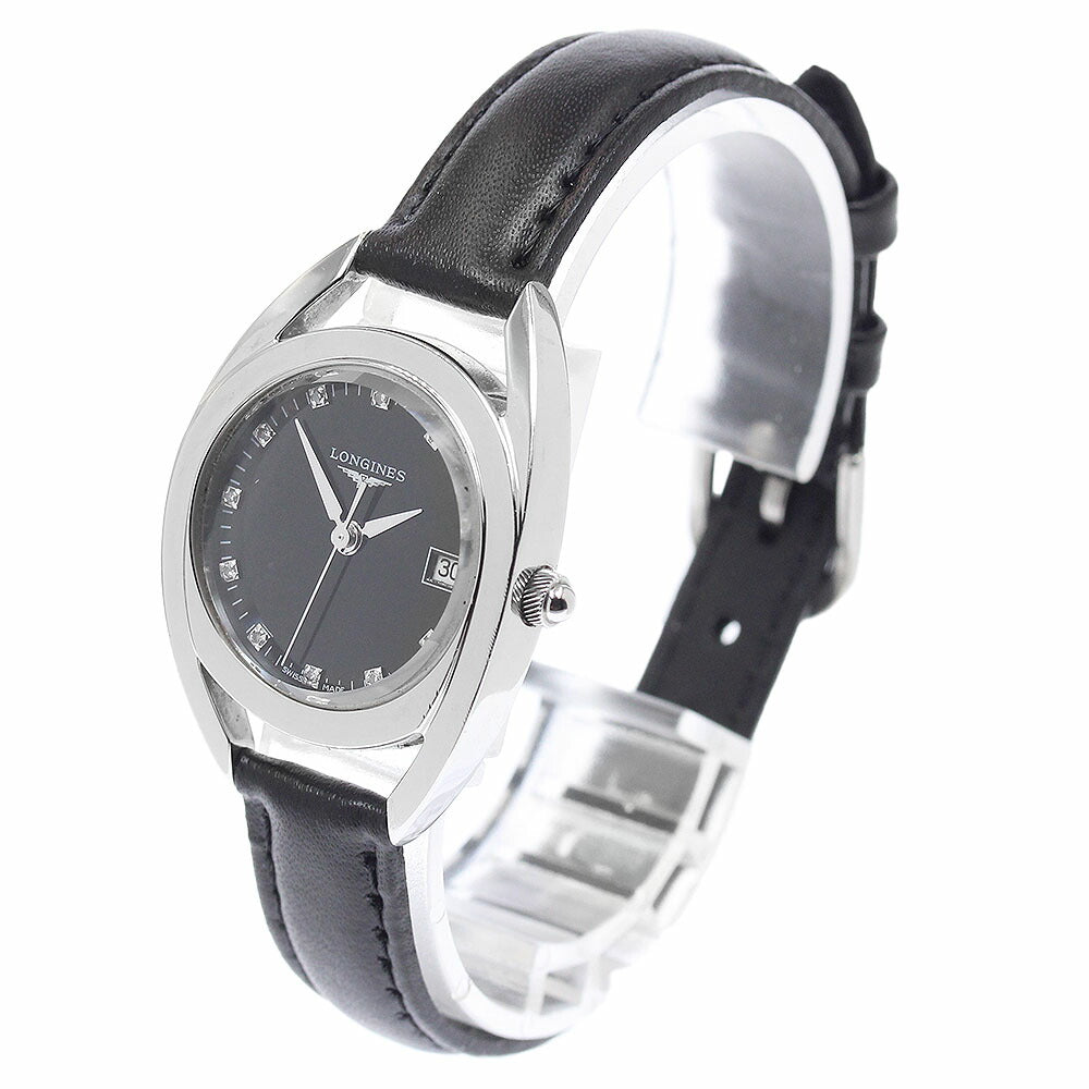 LONGINES L6.136.4 Equestrian Collection 11-Diamond Date Quartz Ladies Watch