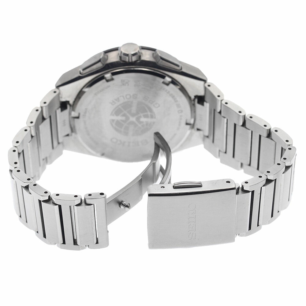 SEIKO SBXC109/5X53-0BR0 Astron Day-Date GPS Solar Radio-Controlled Men's Watch Excellent Condition with Box and Warranty.