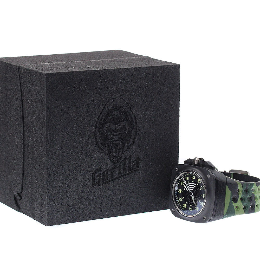 Gorilla FBY3.0 Fastback Phantom Black Automatic Men's Watch with Inner Box