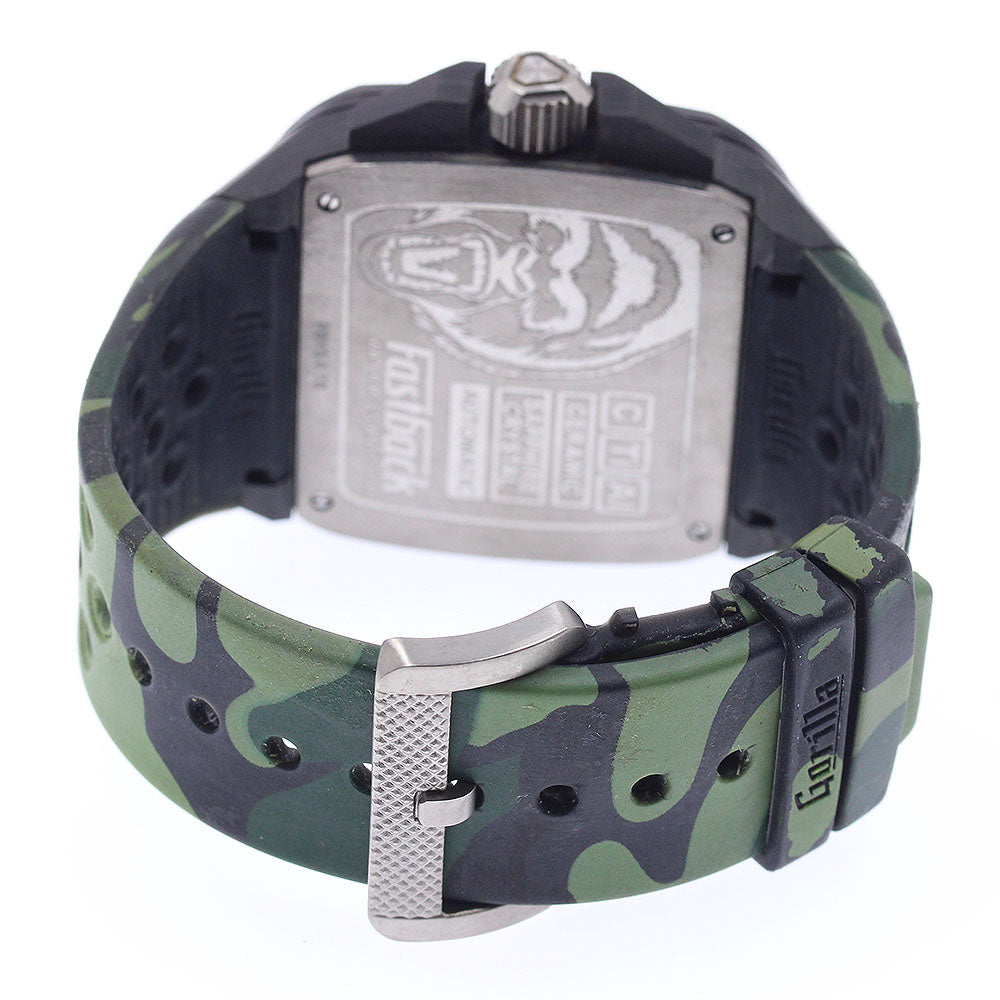 Gorilla FBY3.0 Fastback Phantom Black Automatic Men's Watch with Inner Box