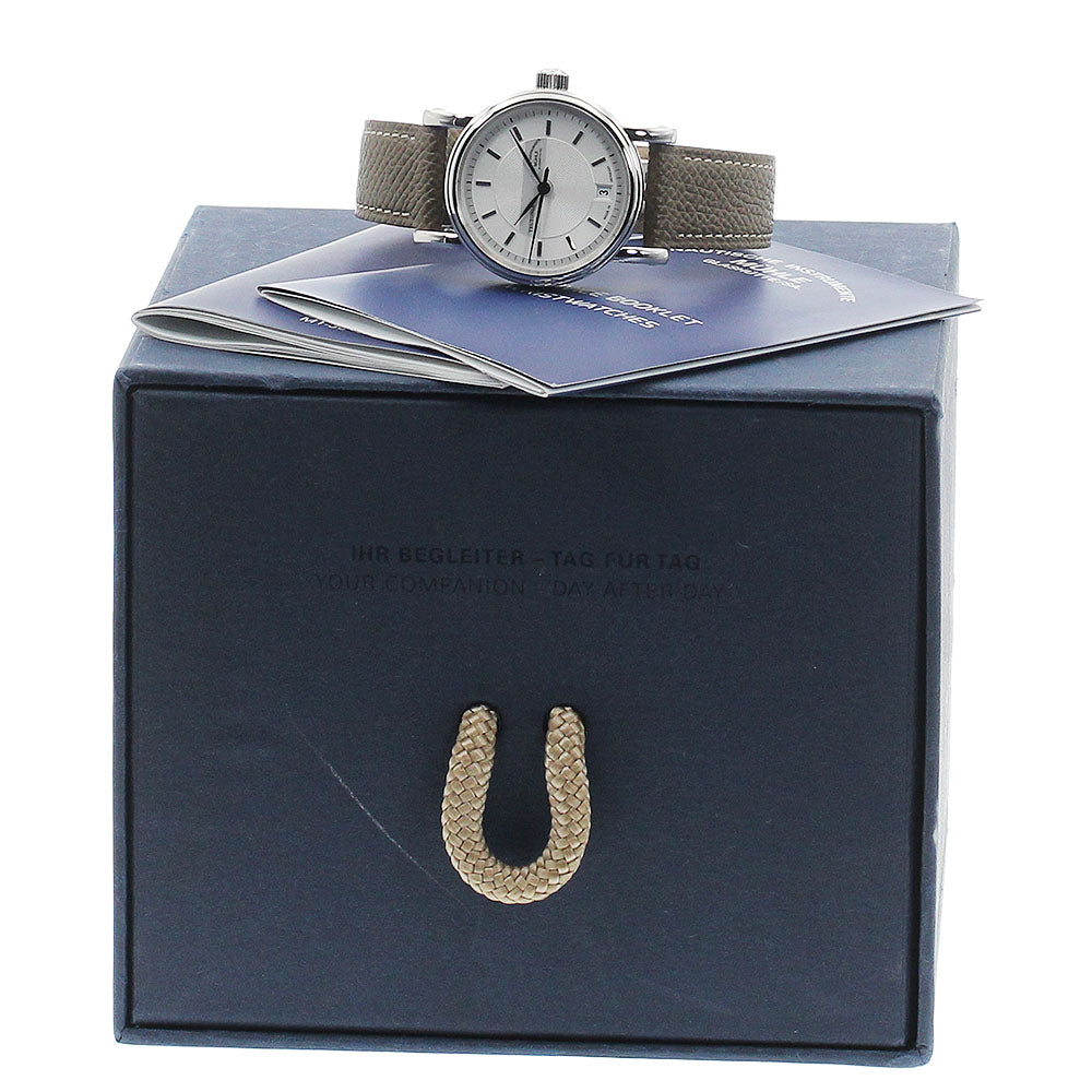 Muhle Glashutte M1-30-25-LB Taitonia II Medium Date Automatic Men's Watch Excellent Condition with Inner Box and Warranty Card.