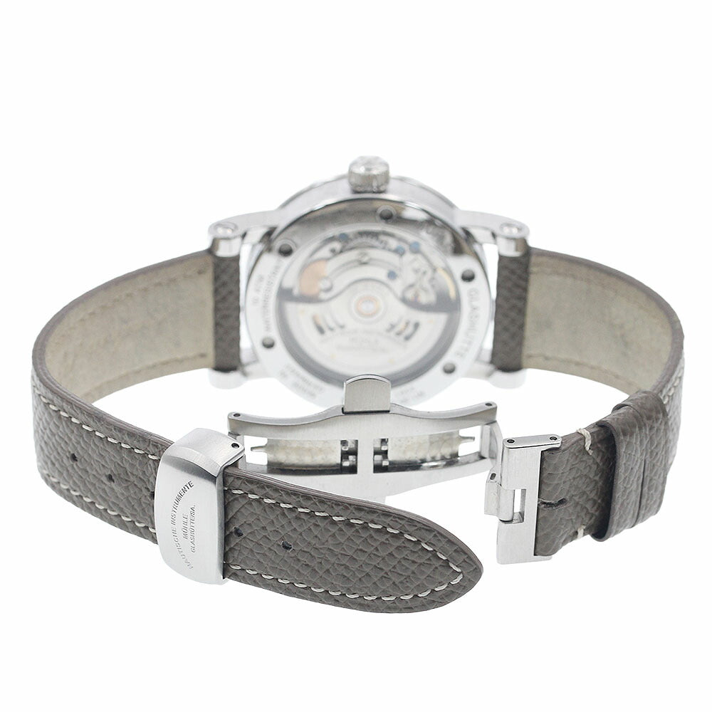 Muhle Glashutte M1-30-25-LB Taitonia II Medium Date Automatic Men's Watch Excellent Condition with Inner Box and Warranty Card.
