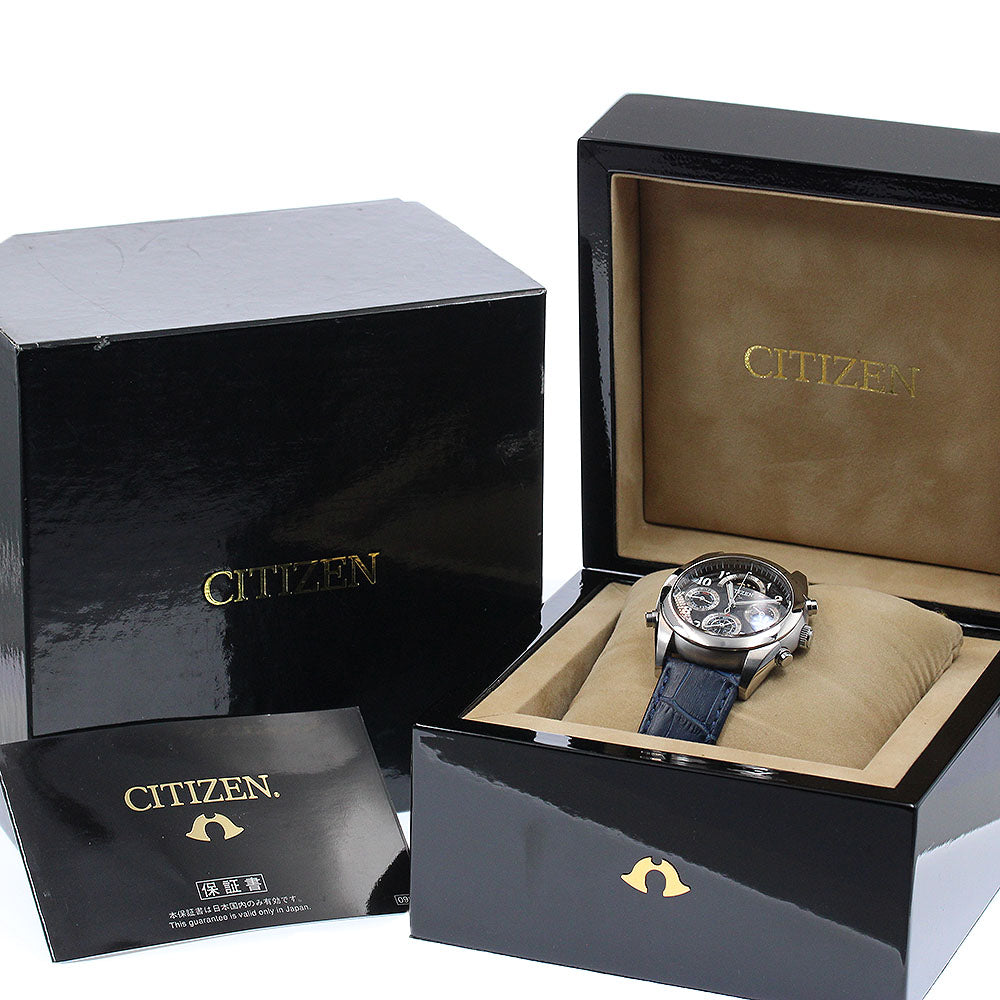 CITIZEN CTU57-0811/6770-T001424 Campanola Black Oak Grand Complication Quartz Men's Watch with Box and Warranty