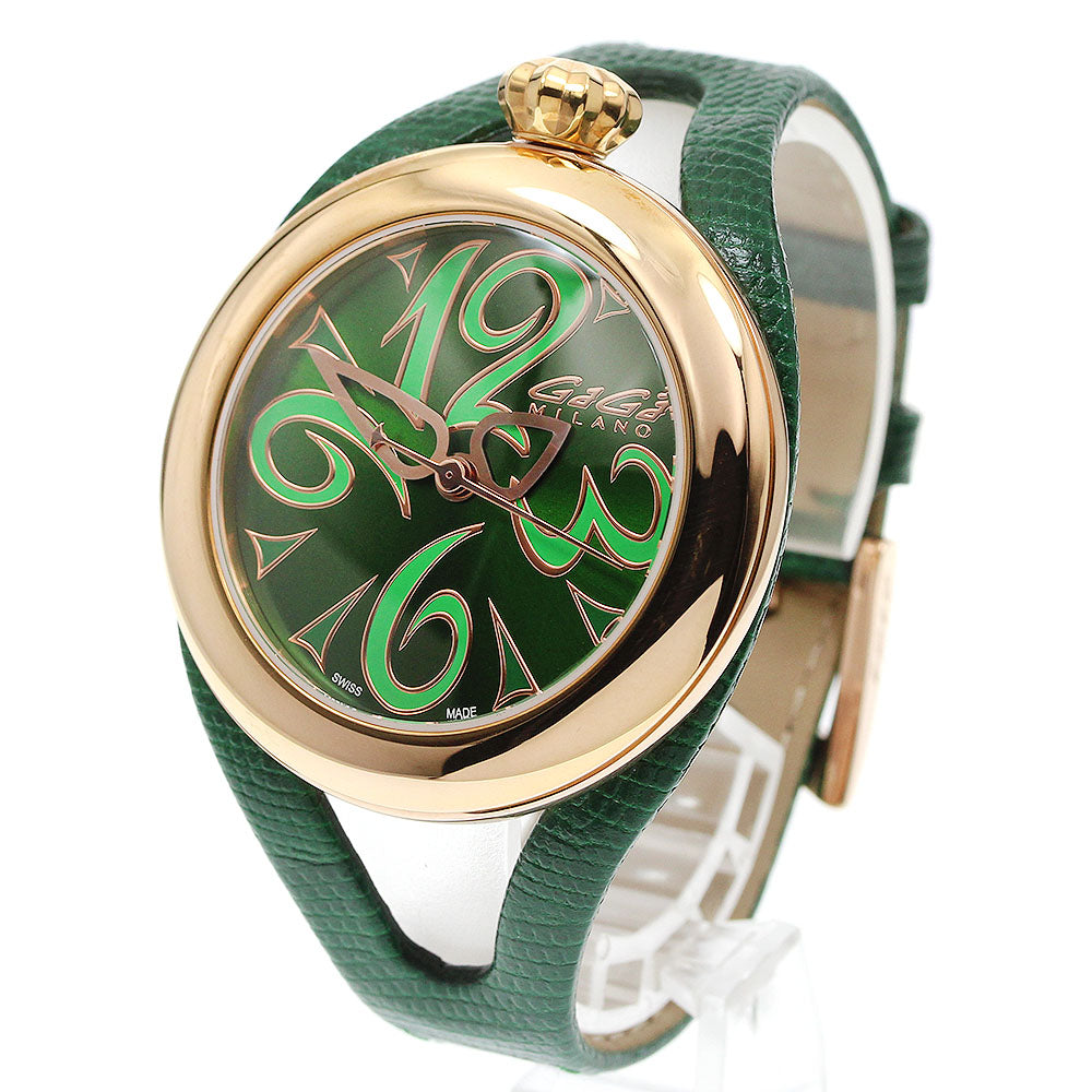 GaGa MILANO 6071.04 Flat 42mm Quartz Boys' Watch Excellent Condition with Warranty.