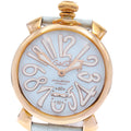 GaGa MILANO 5011.03S Manuale 48 Small Seconds Hand-wound Men's Watch Excellent Condition with Warranty Card