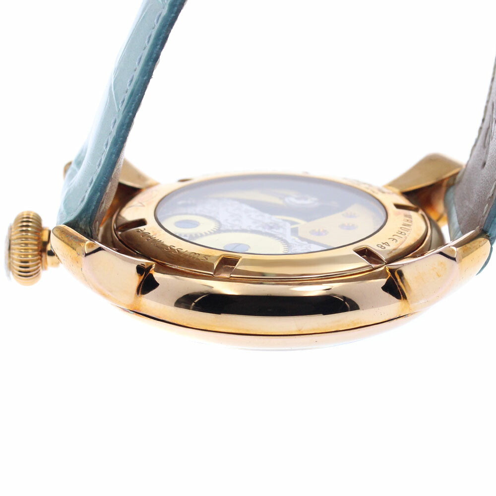 GaGa MILANO 5011.03S Manuale 48 Small Seconds Hand-wound Men's Watch Excellent Condition with Warranty Card