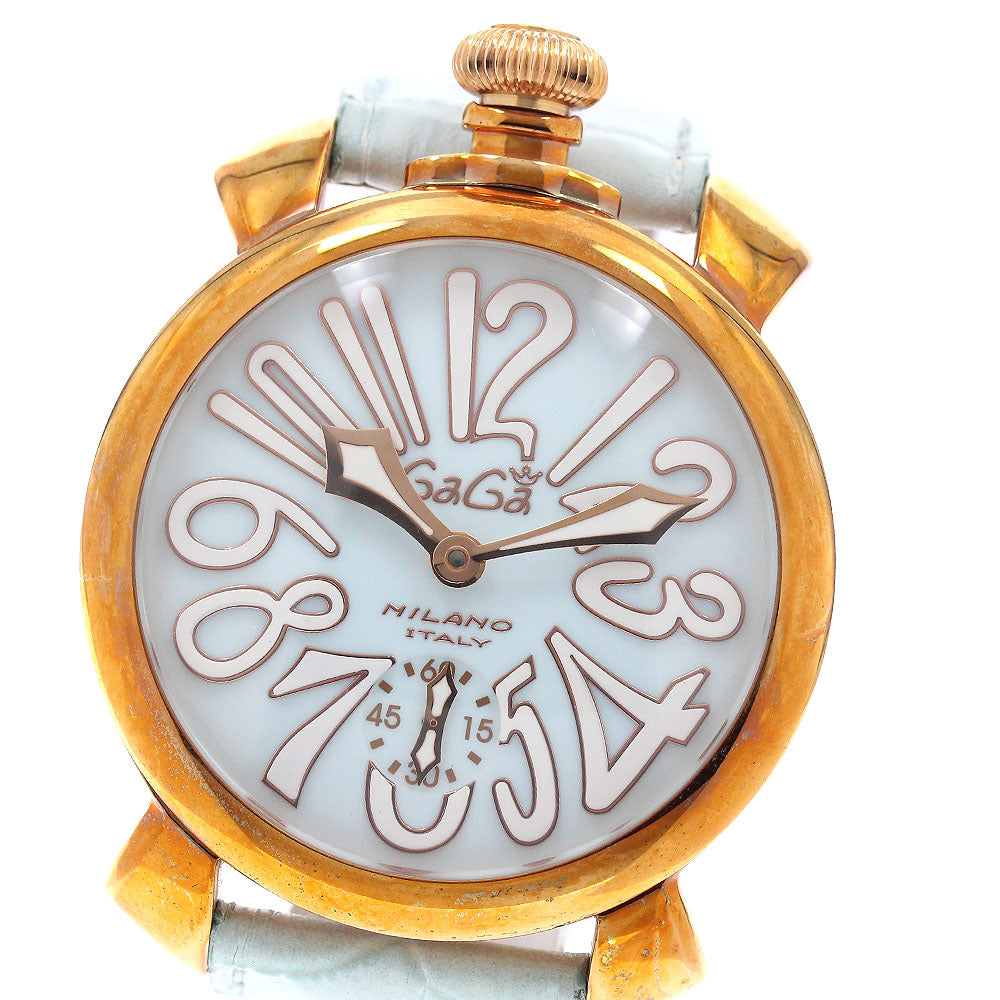 GaGa MILANO 5011.03S Manuale 48 Small Seconds Hand-wound Men's Watch with Warranty