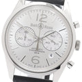 Bell & Ross BR126-94 Vintage Chronograph Date Automatic Men's Watch with Warranty Card