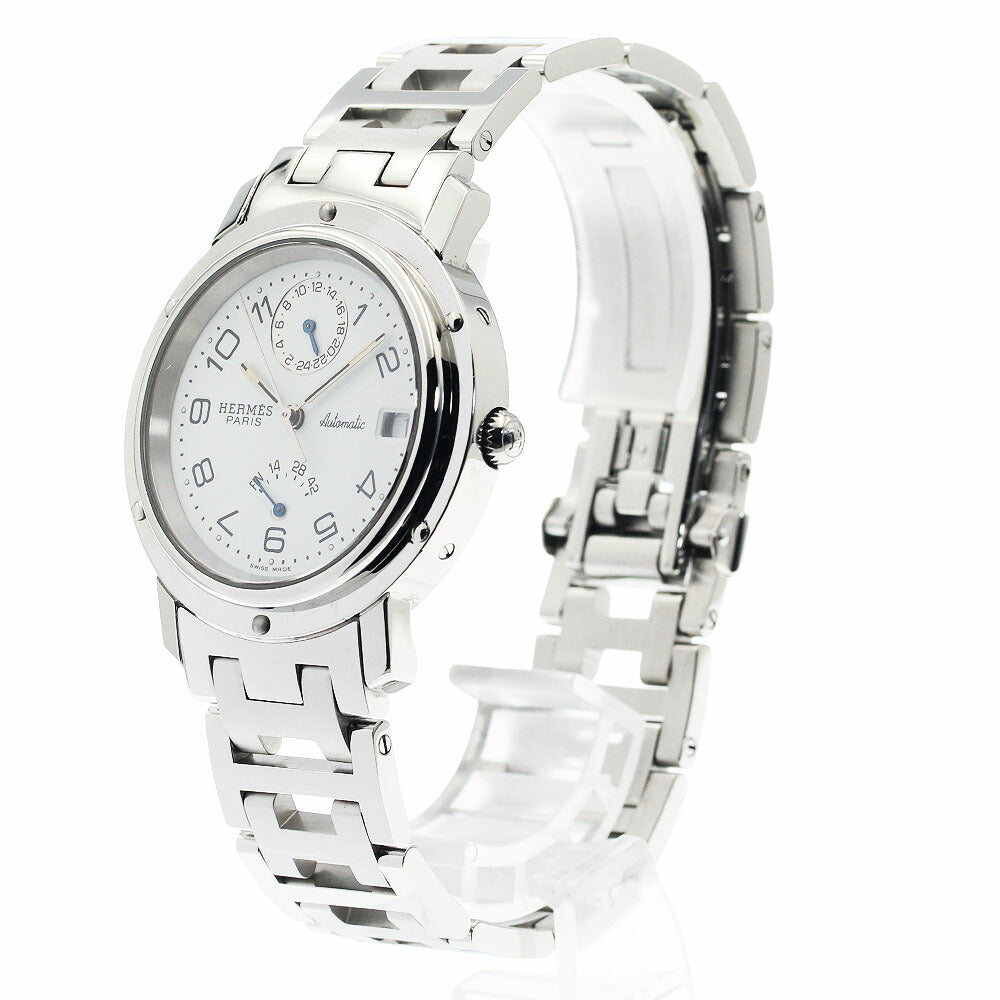 HERMES CL5.710 Clipper Power Reserve GMT Automatic Men's Watch (Good Condition)