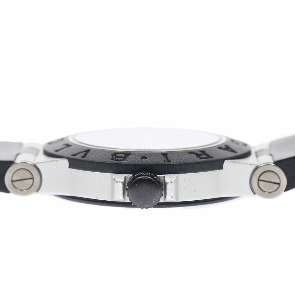 BVLGARI AL32TA Aluminum Date Quartz Boys' Watch (Good Condition)