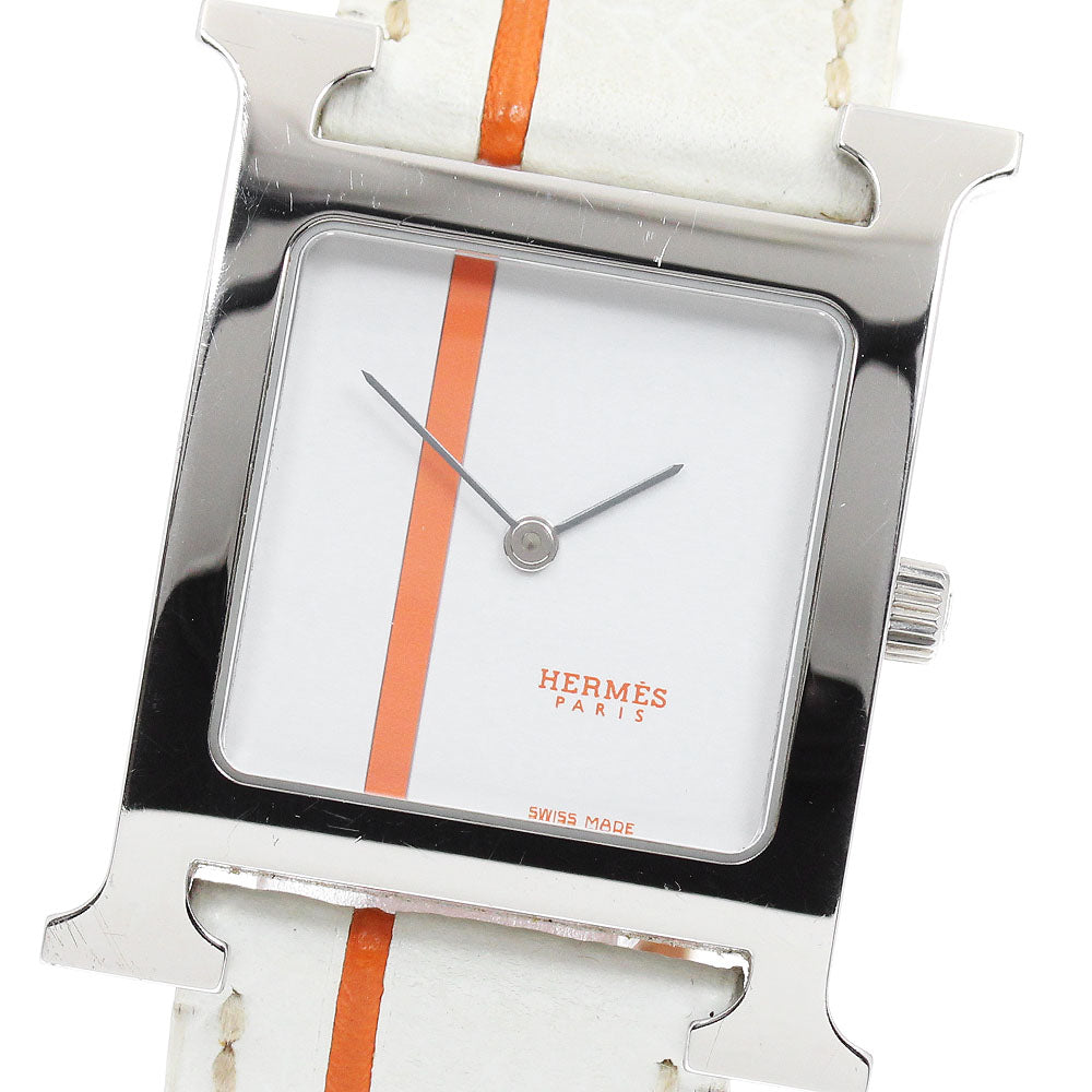 HERMES HH1.510 H-Watch Quartz Ladies' Watch with Inner Box and Warranty Card