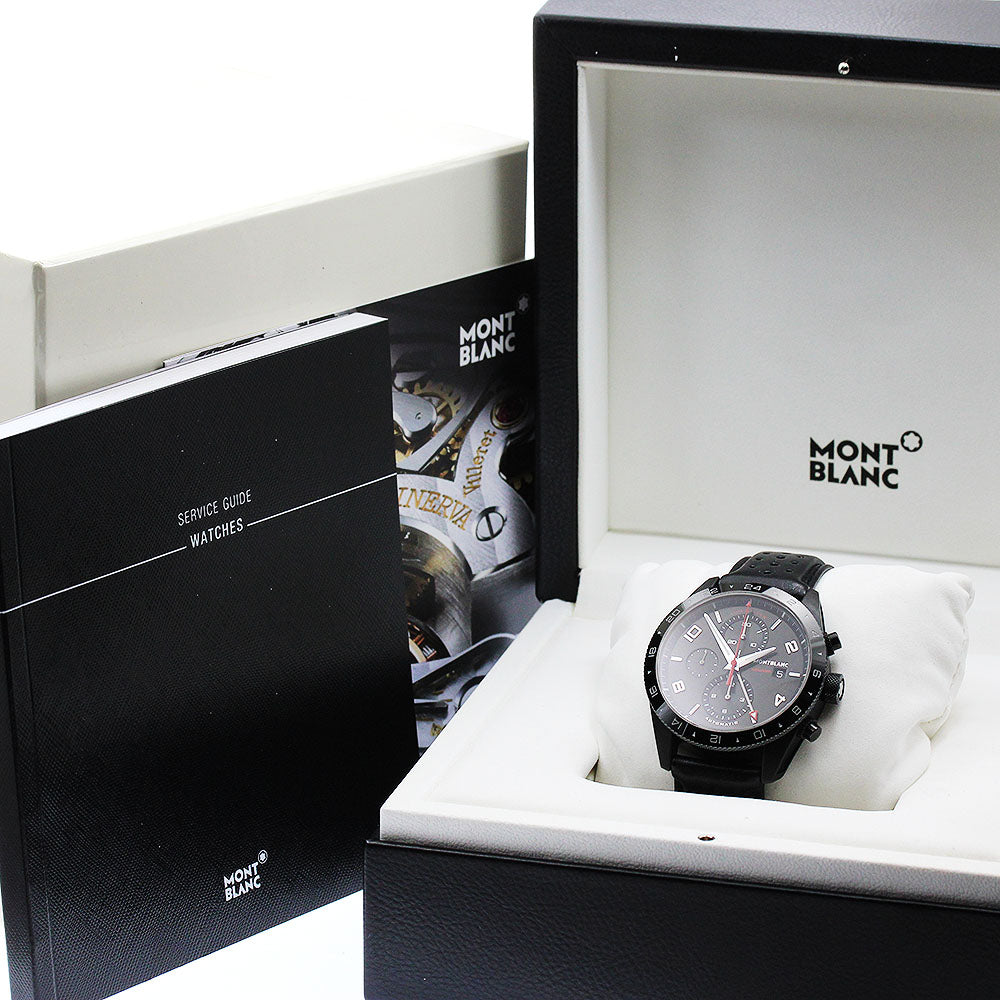 MONTBLANC 116101 TimeWalker Chronograph Automatic Men's Watch Excellent Condition with Box and Warranty Card