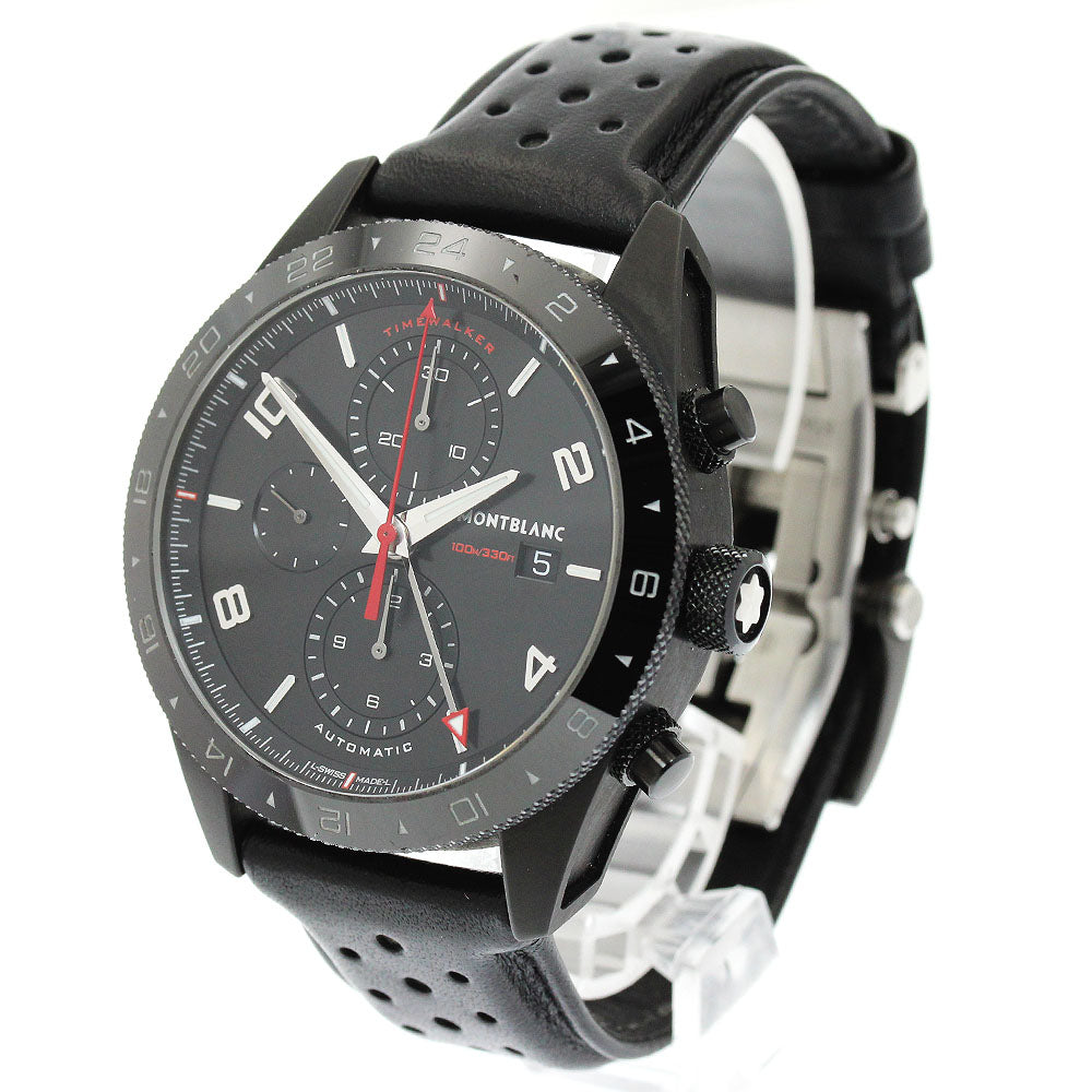 MONTBLANC 116101 TimeWalker Chronograph Automatic Men's Watch Excellent Condition with Box and Warranty Card