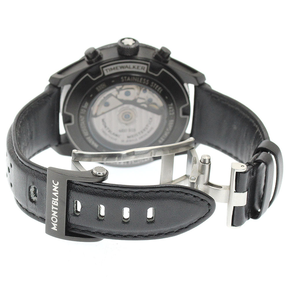 MONTBLANC 116101 TimeWalker Chronograph Automatic Men's Watch Excellent Condition with Box and Warranty Card
