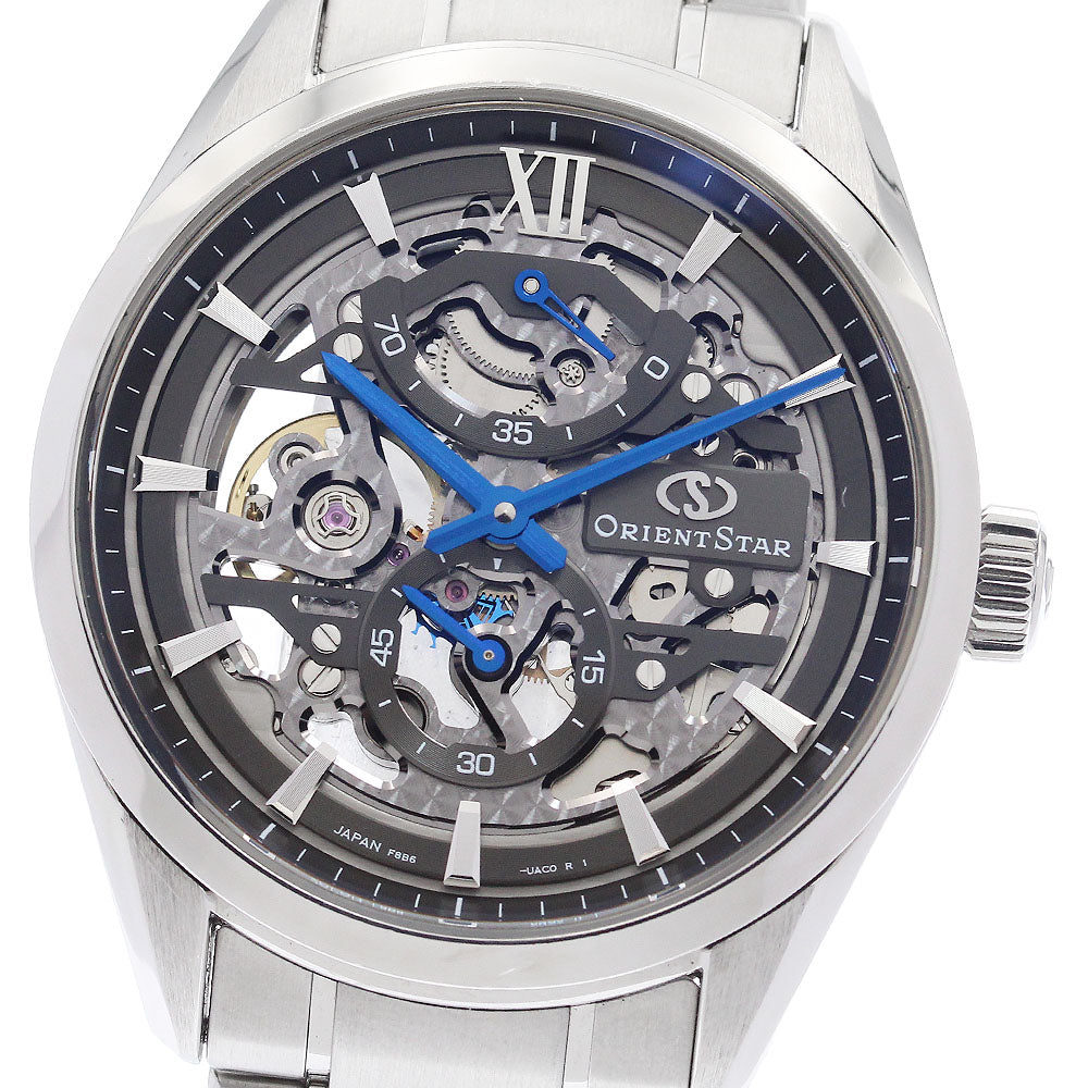 ORIENT F8B6-UAC0/RK-AZ0102N Orient Star M34 F8 Skeleton Power Reserve Manual Winding Men's Watch with Box and Warranty
