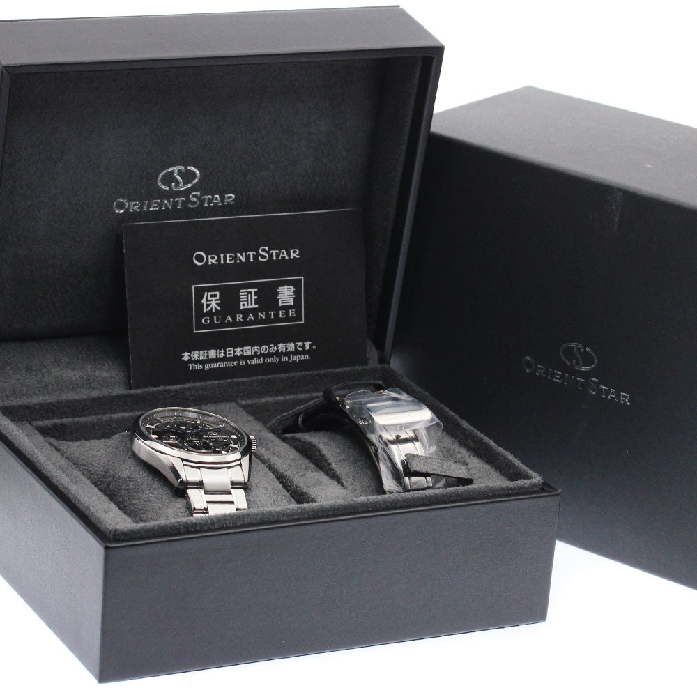 ORIENT F8B6-UAC0/RK-AZ0102N Orient Star M34 F8 Skeleton Power Reserve Manual Winding Men's Watch with Box and Warranty