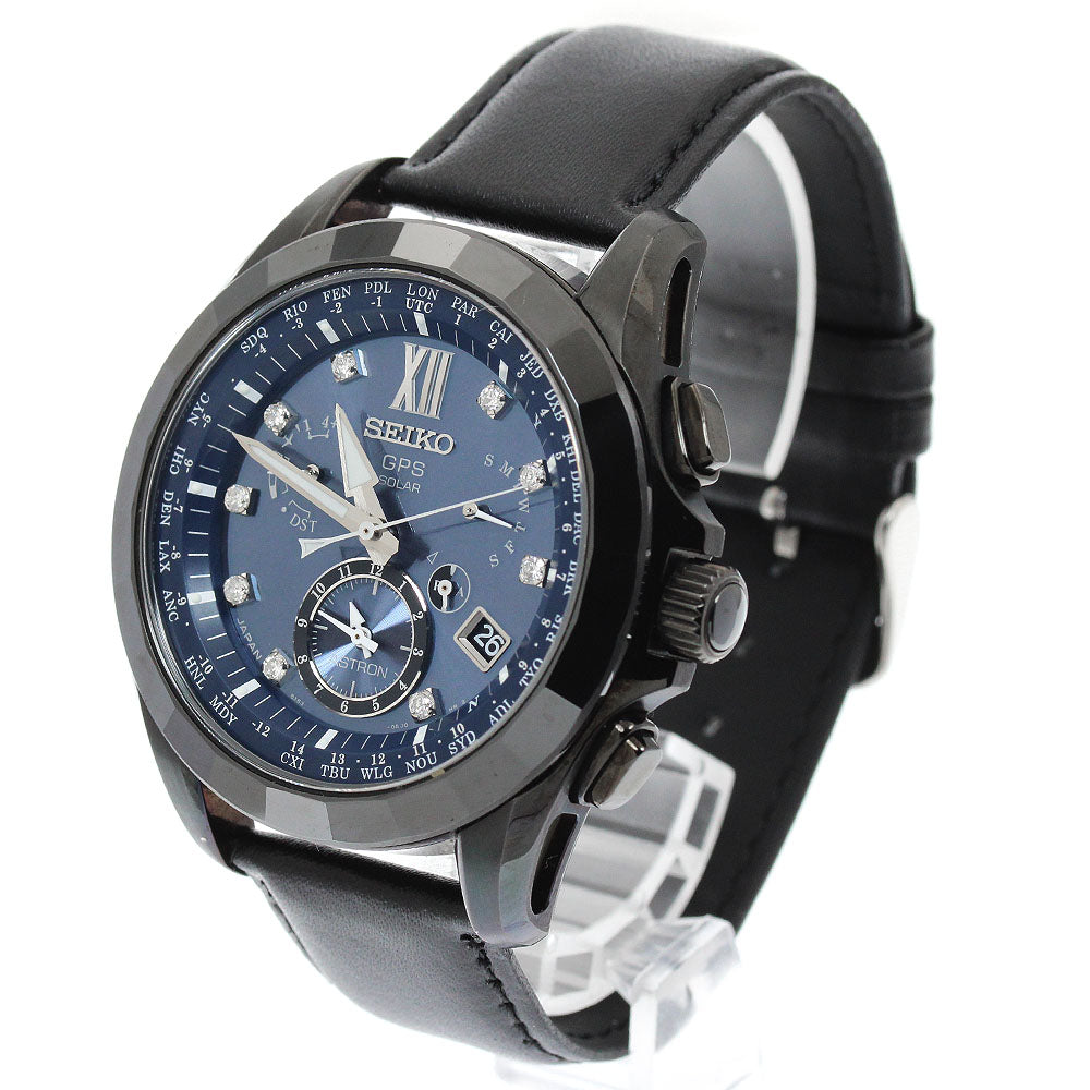 SEIKO SBXB081/8X53-0AN0-2 Astron Limited Edition (500 pieces) 9-Diamond Solar Radio Controlled Men's Watch