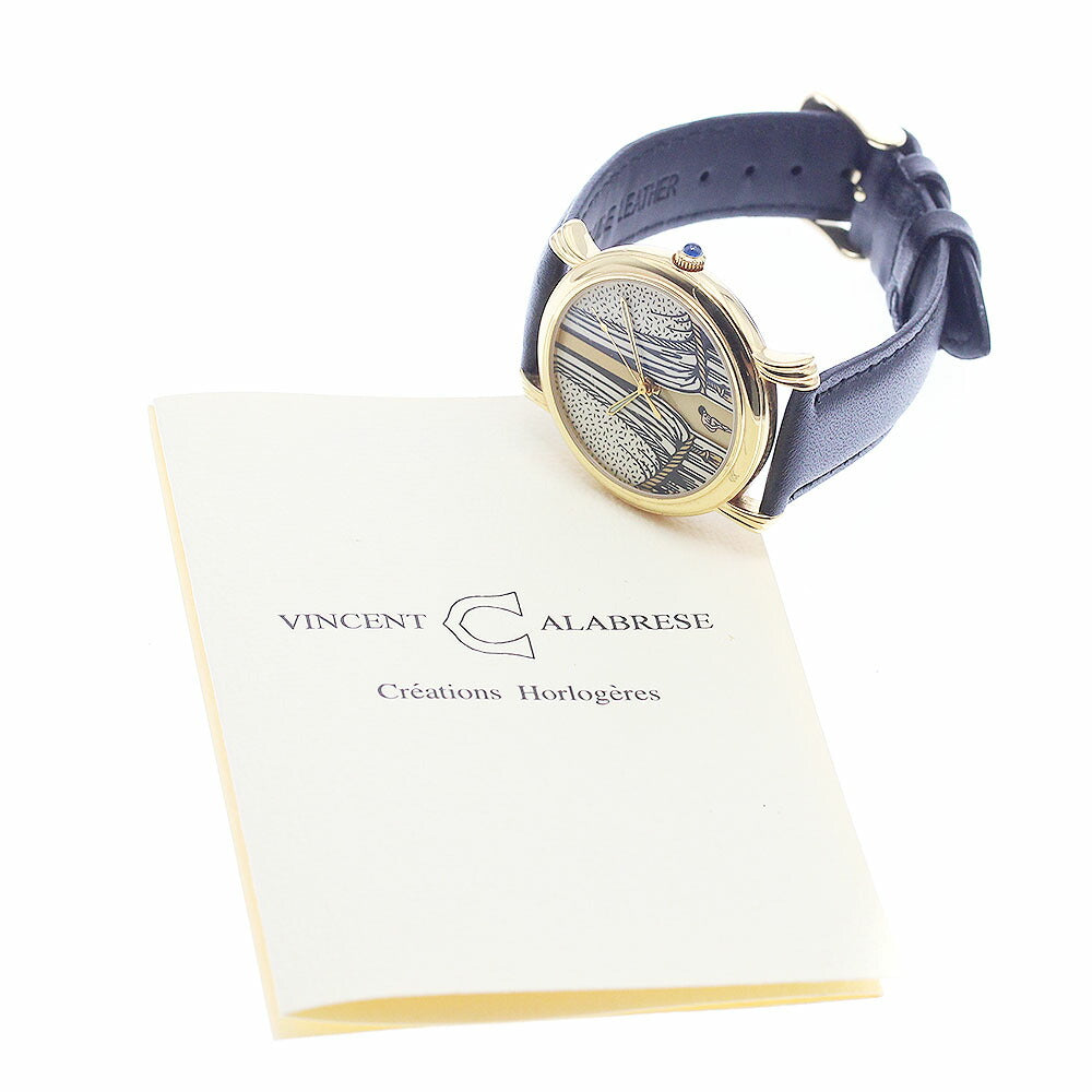 VINCENT CALABRESE Mona Lisa Quartz Men's Watch with Warranty
