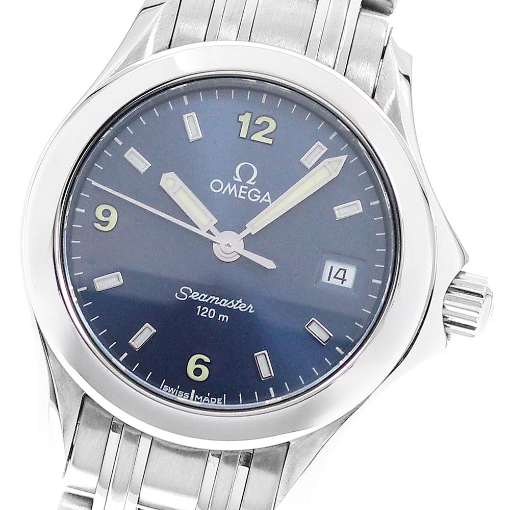 OMEGA 2581.83 Seamaster 120 Date Quartz Ladies' Watch Excellent Condition with Warranty.