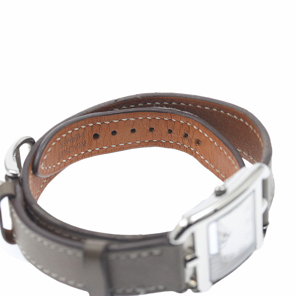 HERMES CC1.210a Cape Cod Double Tour Quartz Women's Watch with Inner Box and Warranty Card