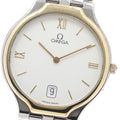 OMEGA De Ville YG Bezel Quartz Men's Watch