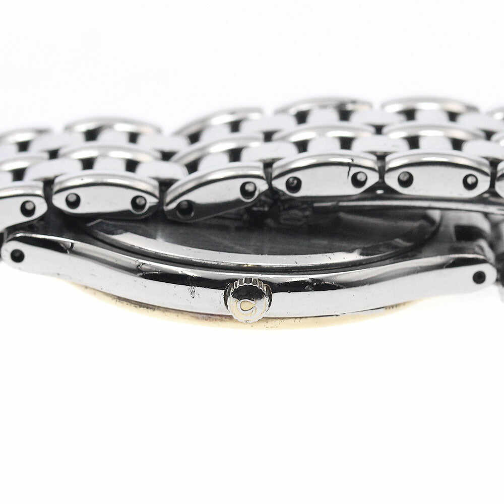 OMEGA De Ville YG Bezel Quartz Men's Watch