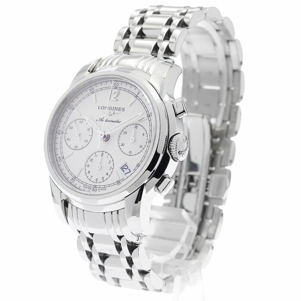 LONGINES L2.753.4 Saint-Imier Chronograph Date Automatic Men's Watch Excellent Condition with Warranty Card