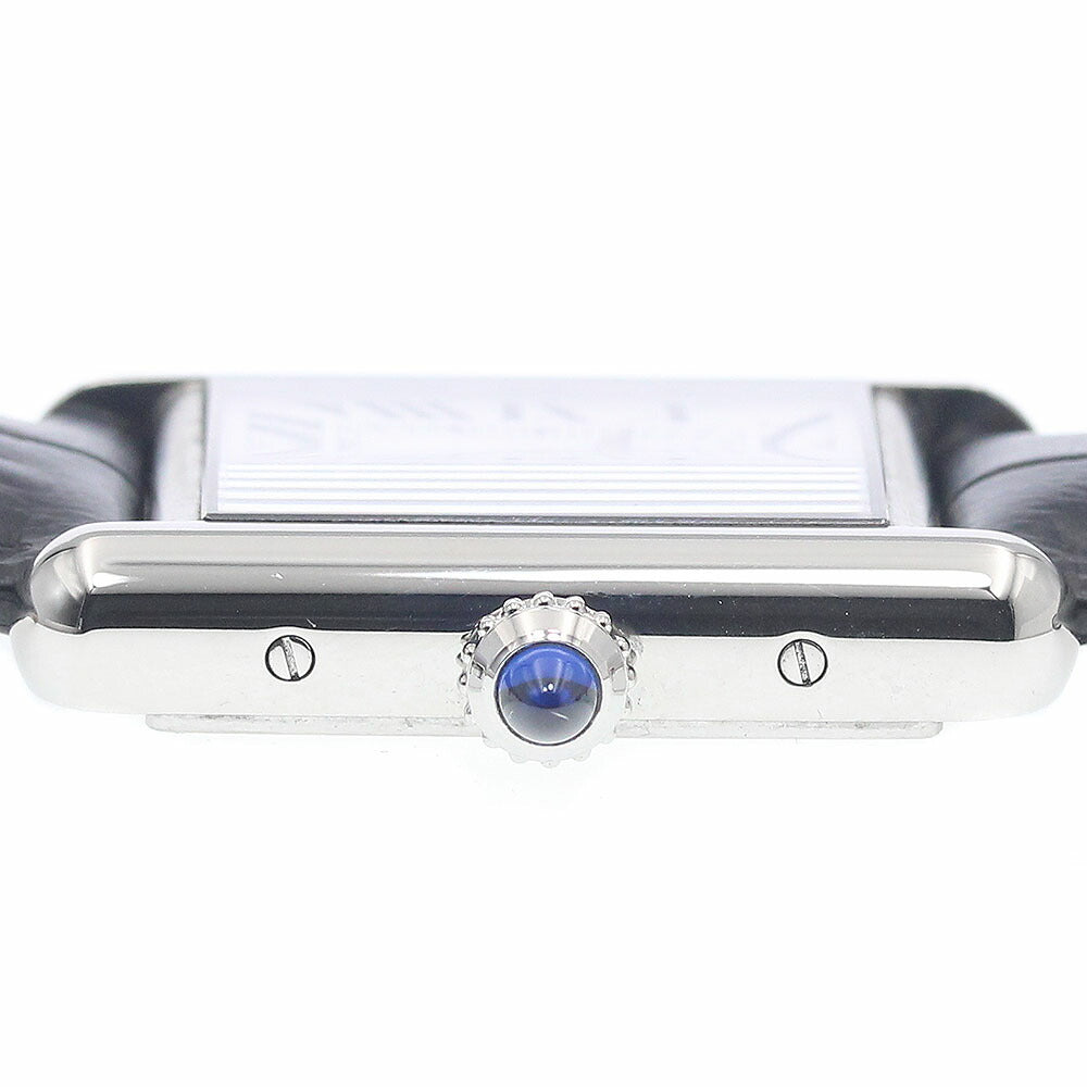 CARTIER WSTA0060 Tankmast SM Solar Women's Watch Excellent Condition with Warranty.