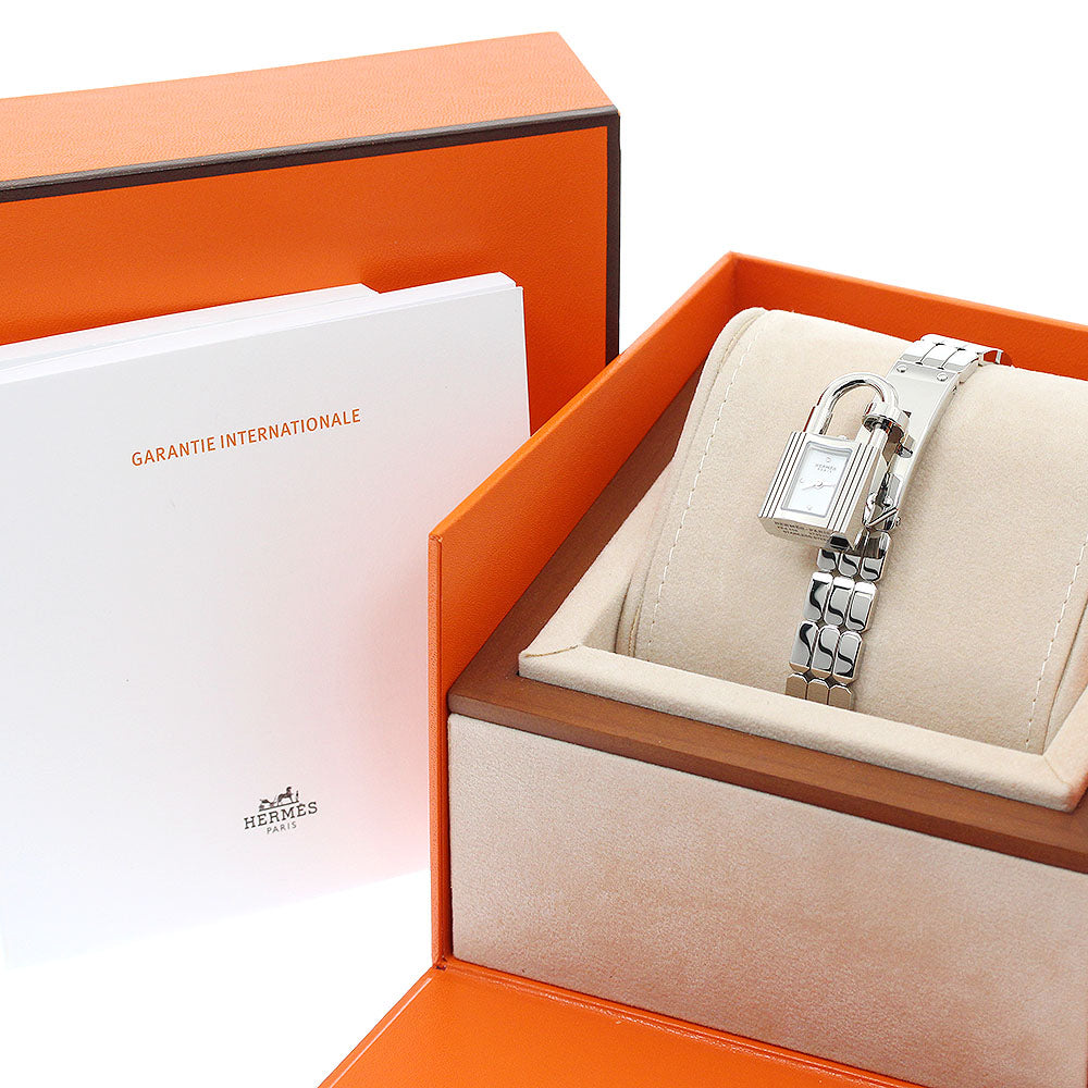 HERMES KE4.110 Kelly Watch Quartz Ladies Excellent Condition with Inner Box and Warranty Card