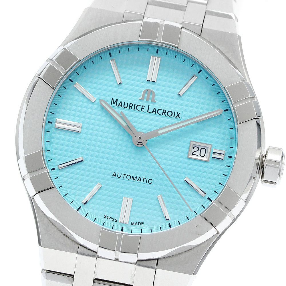 MAURICE LACROIX AI6008-SS00F-431-C Icon Summer Edition Limited Automatic Men's Watch Excellent Condition with Inner Box and Warranty Card.