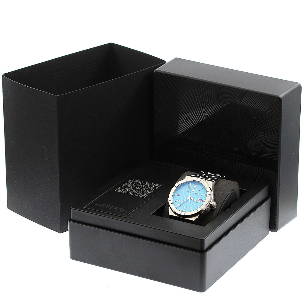 MAURICE LACROIX AI6008-SS00F-431-C Icon Summer Edition Limited Automatic Men's Watch Excellent Condition with Inner Box and Warranty Card.
