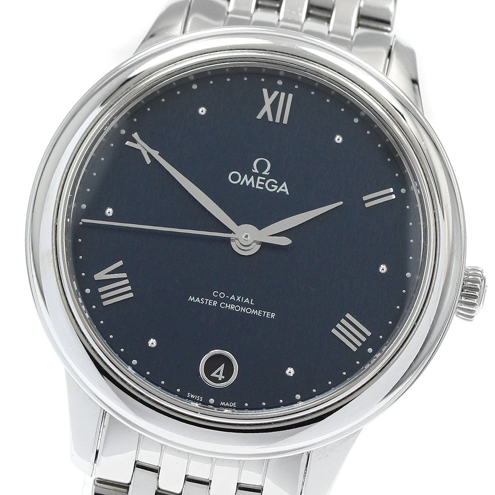 OMEGA 434.10.34.20.03.002 De Ville Prestige Date Automatic Boys' Watch Excellent Condition with Box and Warranty Card