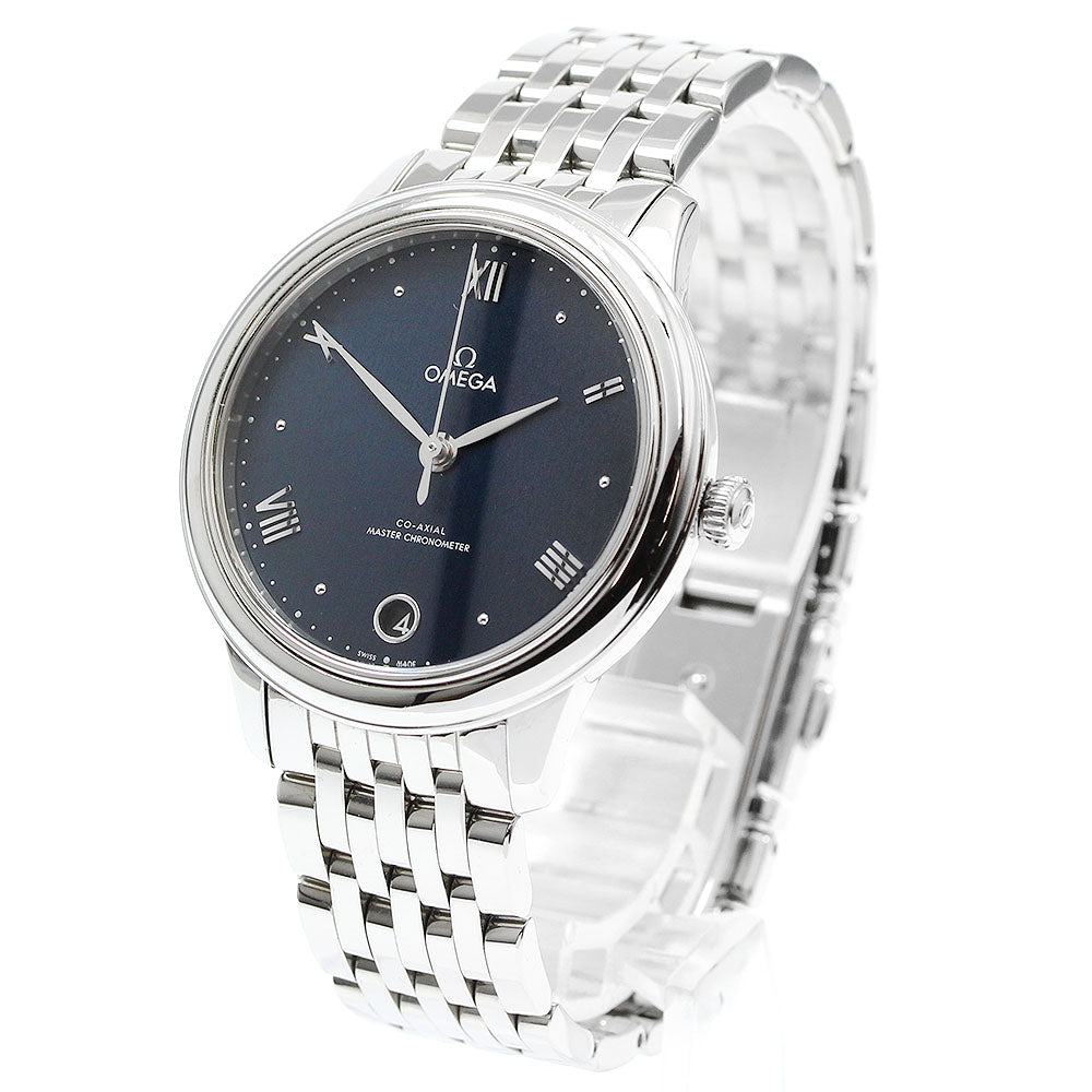 OMEGA 434.10.34.20.03.002 De Ville Prestige Date Automatic Boys' Watch Excellent Condition with Box and Warranty Card