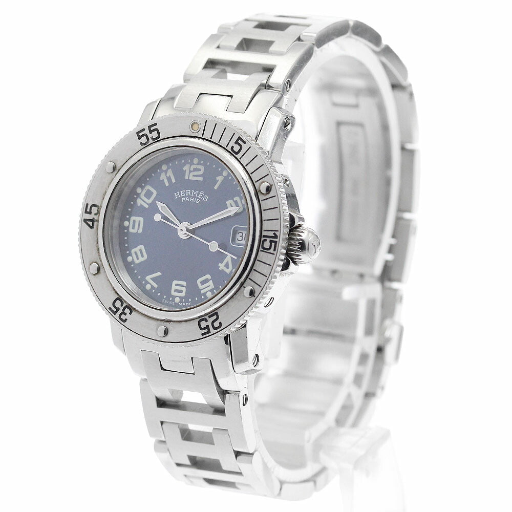 HERMES CL5.210 Clipper Diver Date Quartz Ladies Watch (with inner box and warranty)