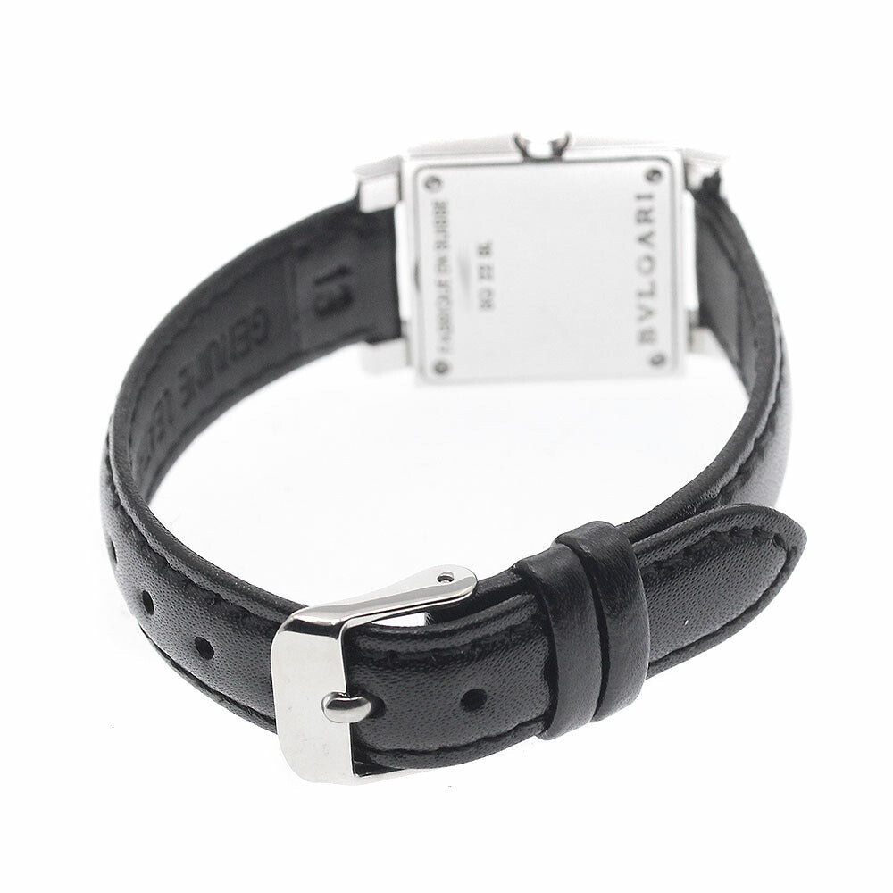 BVLGARI SQ22SL Quadrato 12-Diamond Quartz Women's Watch