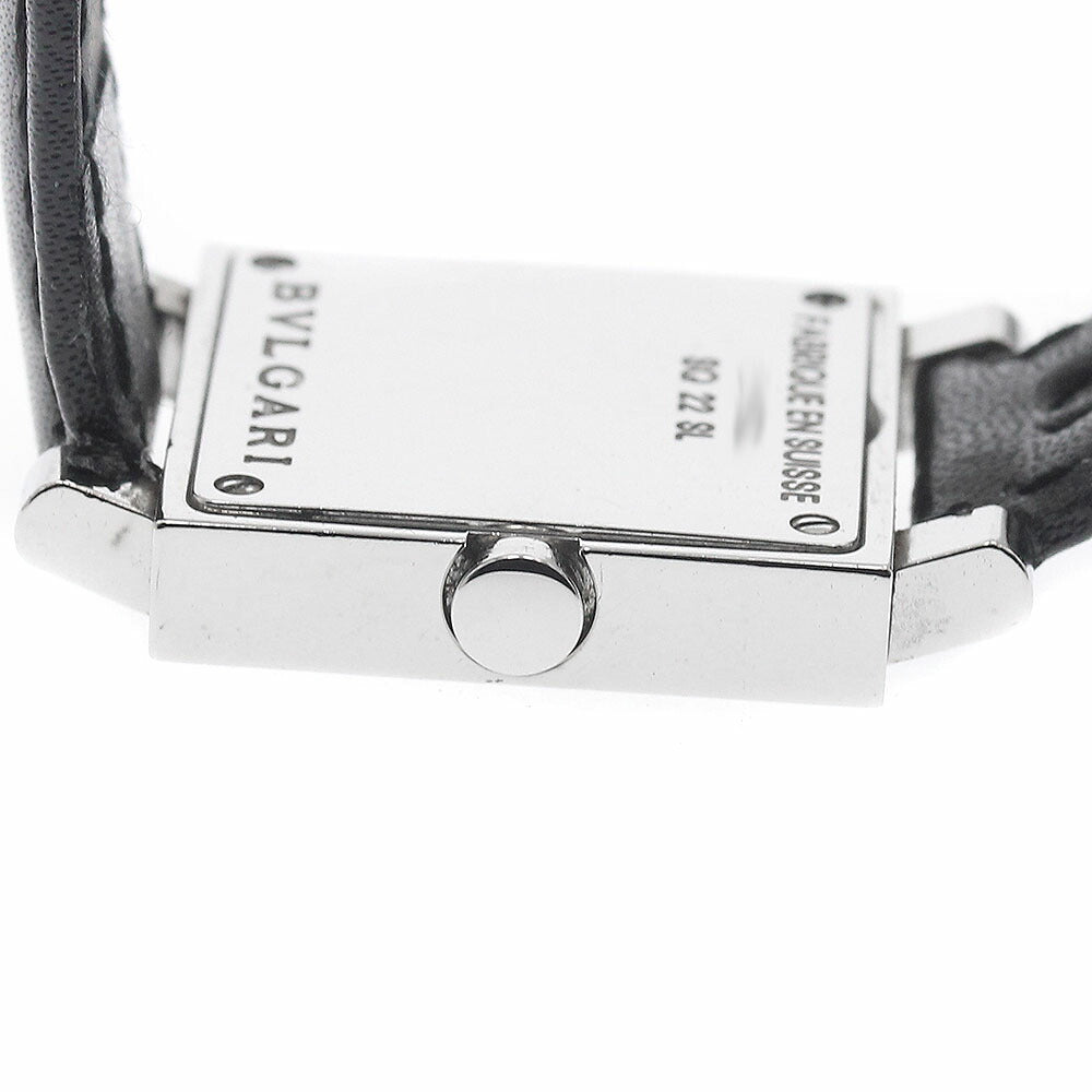 BVLGARI SQ22SL Quadrato 12-Diamond Quartz Women's Watch