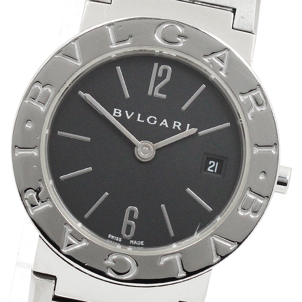 BVLGARI BB23SS Bulgari Date with logo quartz ladies' watch good condition.